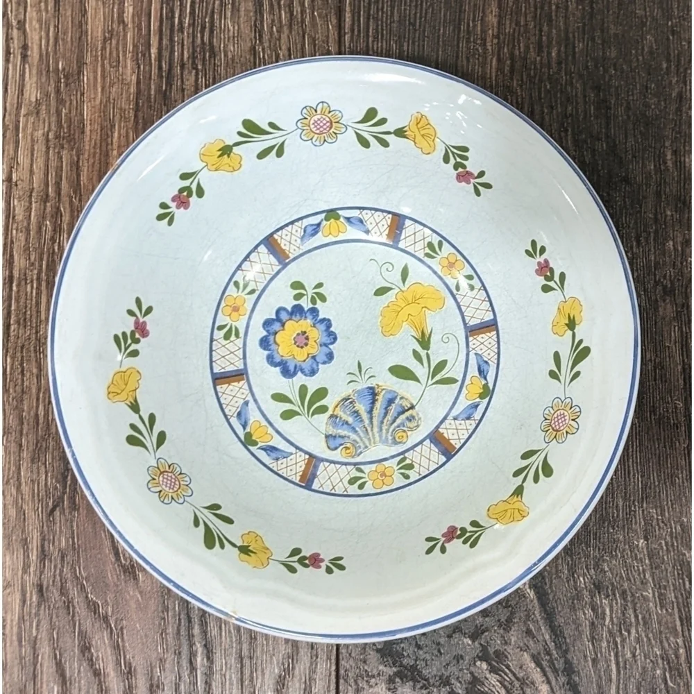 George Briard Bretonne Two Cereal Bowls and One Salad Plate